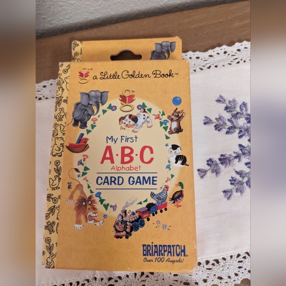 A Little Golden Book My First ABC Alphabet Card Game Briarpatch VTG 2002 classic - Picture 1 of 3